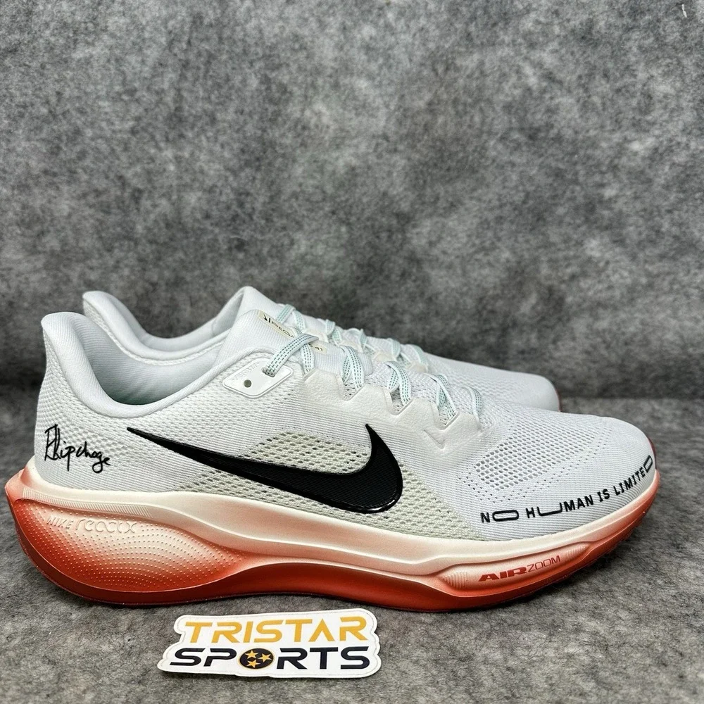 Nike Zoom Pegasus 41 Running Shoes Mens 13 White Red Eliud Kipchoge HJ7037-100